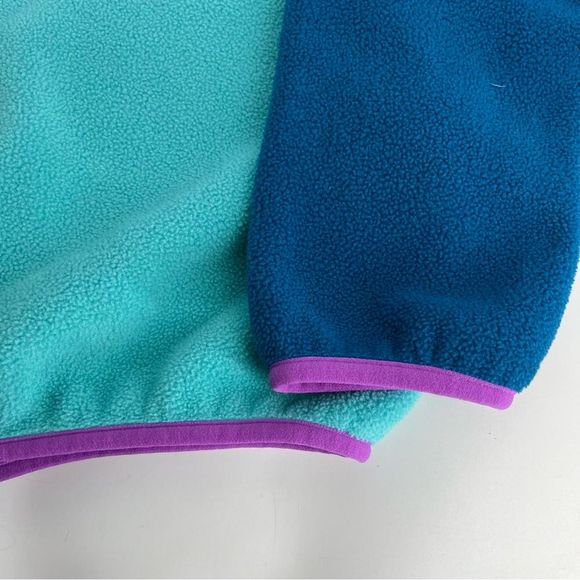 Patagonia Synchilla Jacket Women XXS Blue Pink Multicolor Color Block Fleece - Picture 5 of 10